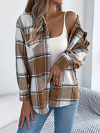 Aven | Casual Plaid blouse