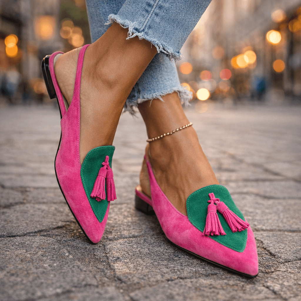 Valentina – Sandalias de Punta con Detalles de Flecos