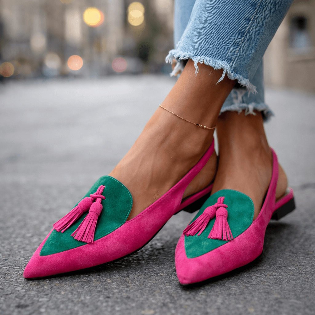 Valentina – Sandalias de Punta con Detalles de Flecos