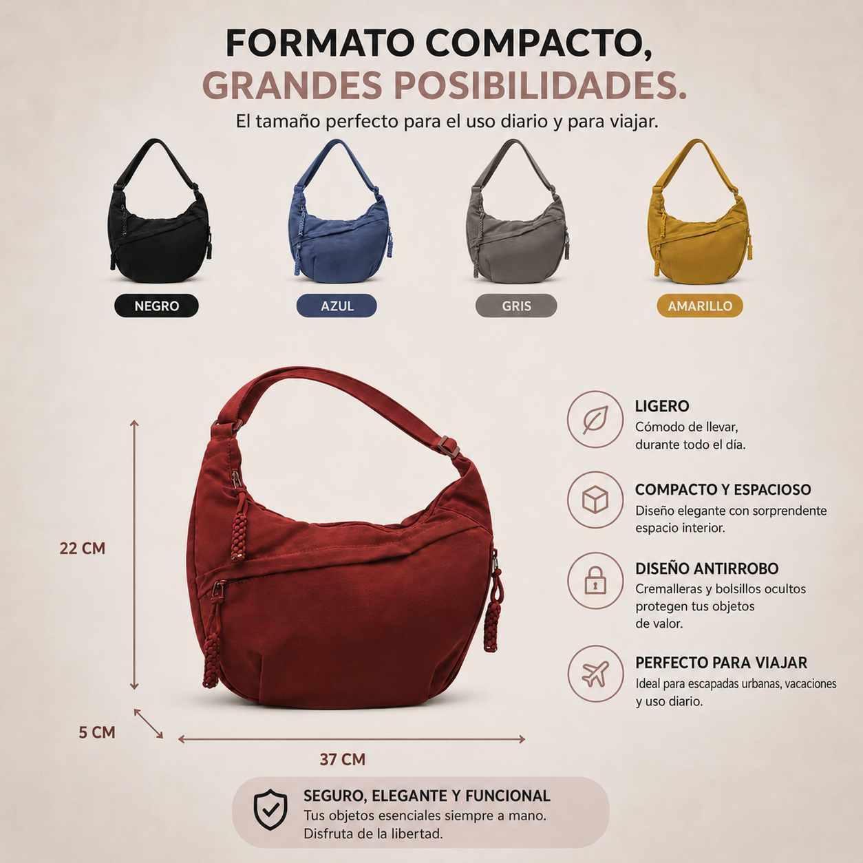 Luna | Bolso Bandolera