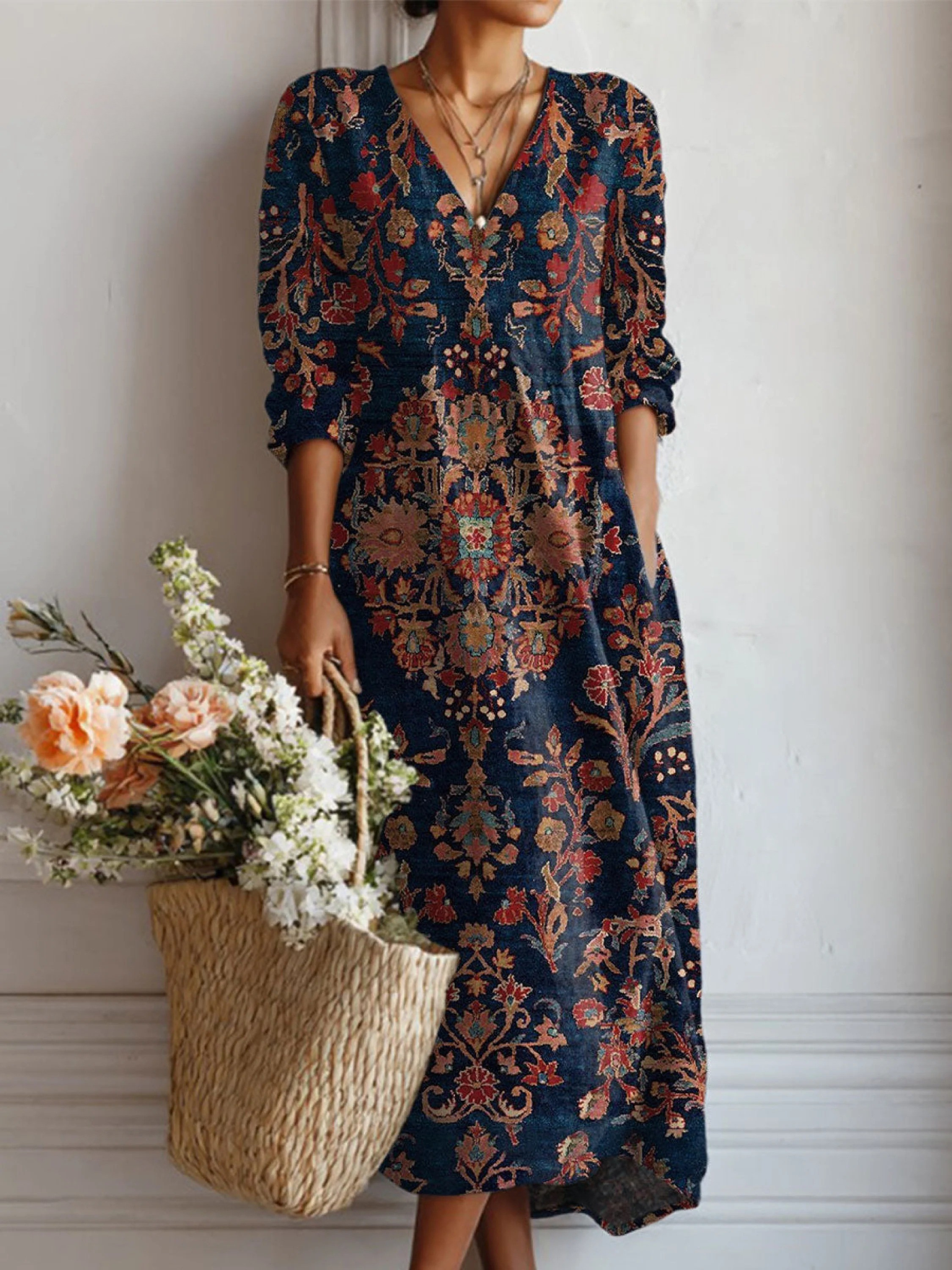 Gabriela | Vestido sencillamente precioso multicolor