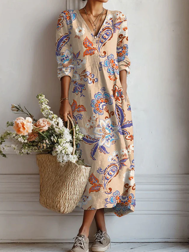 Valentina | Vestido grácil y cómodo multicolor