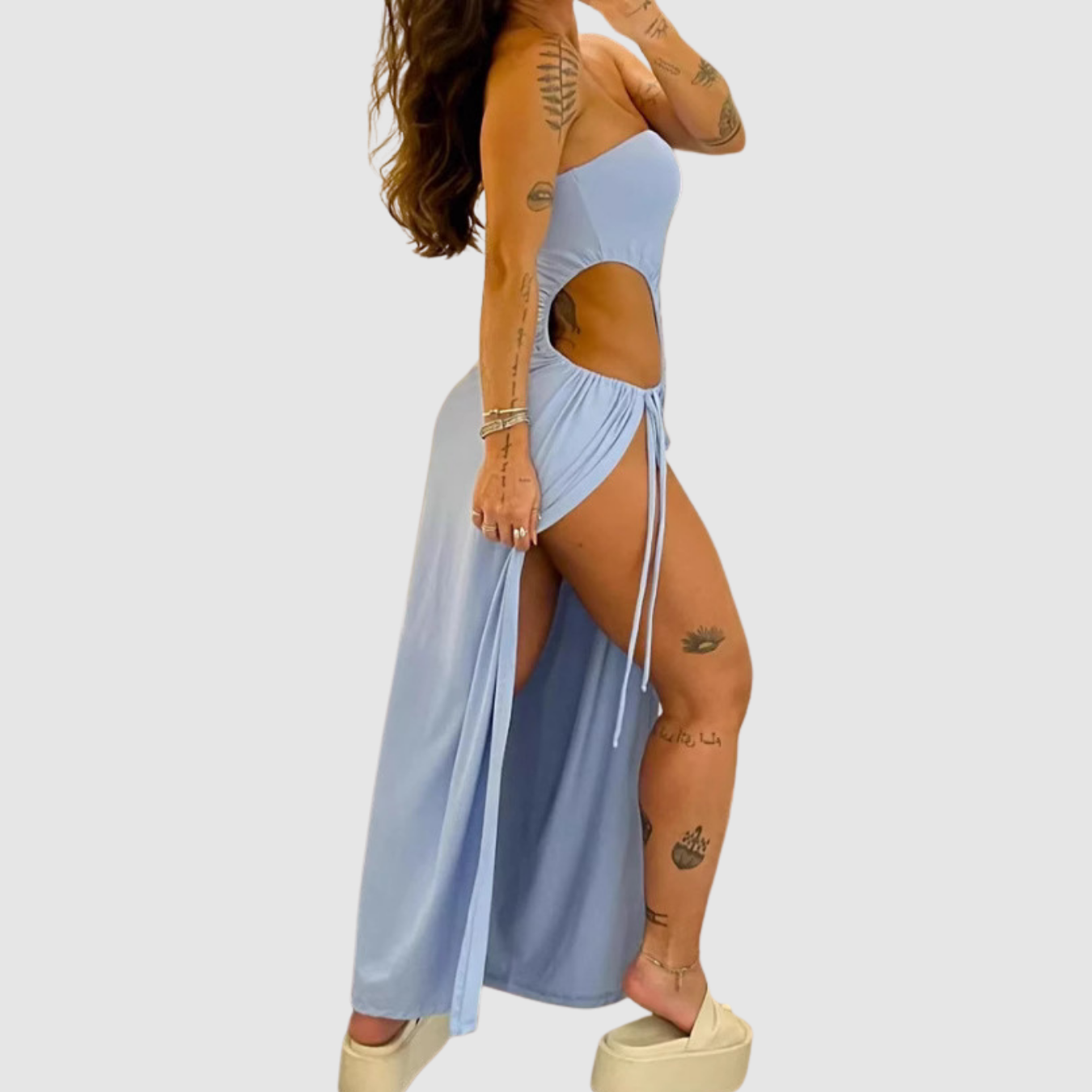 Siera | Off-neck Tube Top Dress