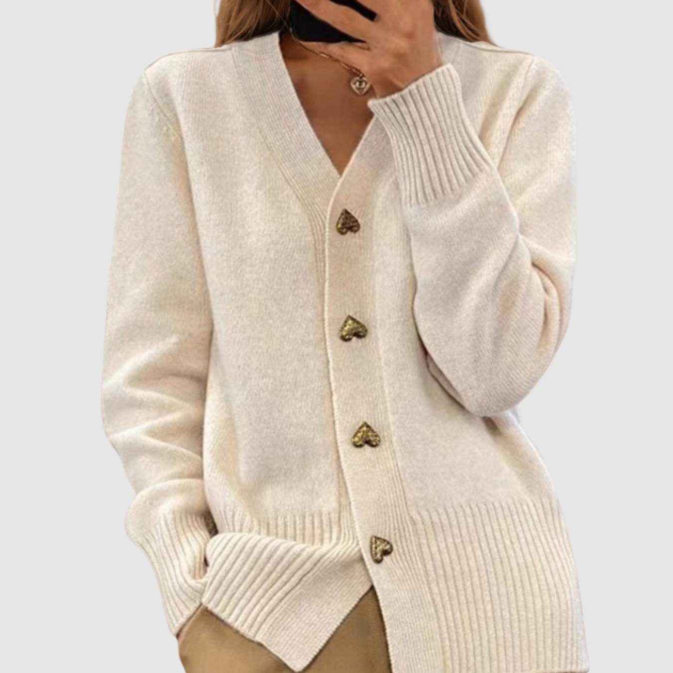 Isla | V-neck Knitted Sweater