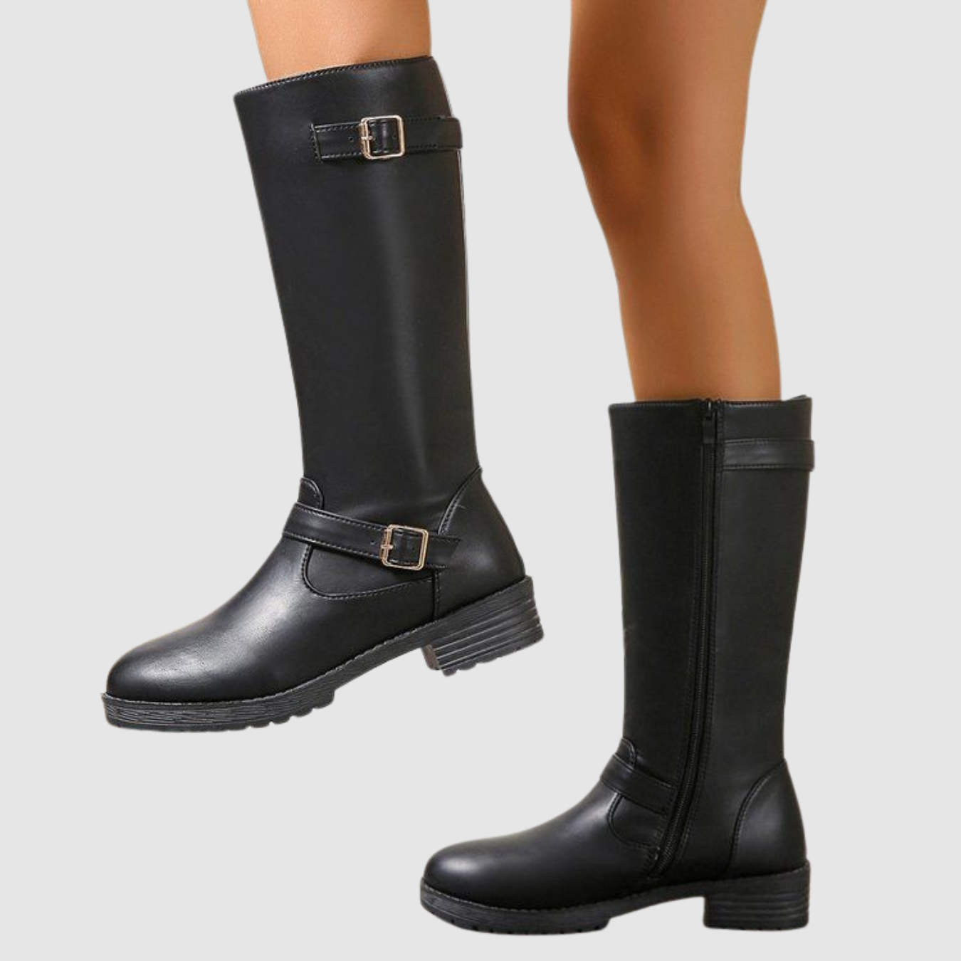 Kaia | Tall Boots With Zippers