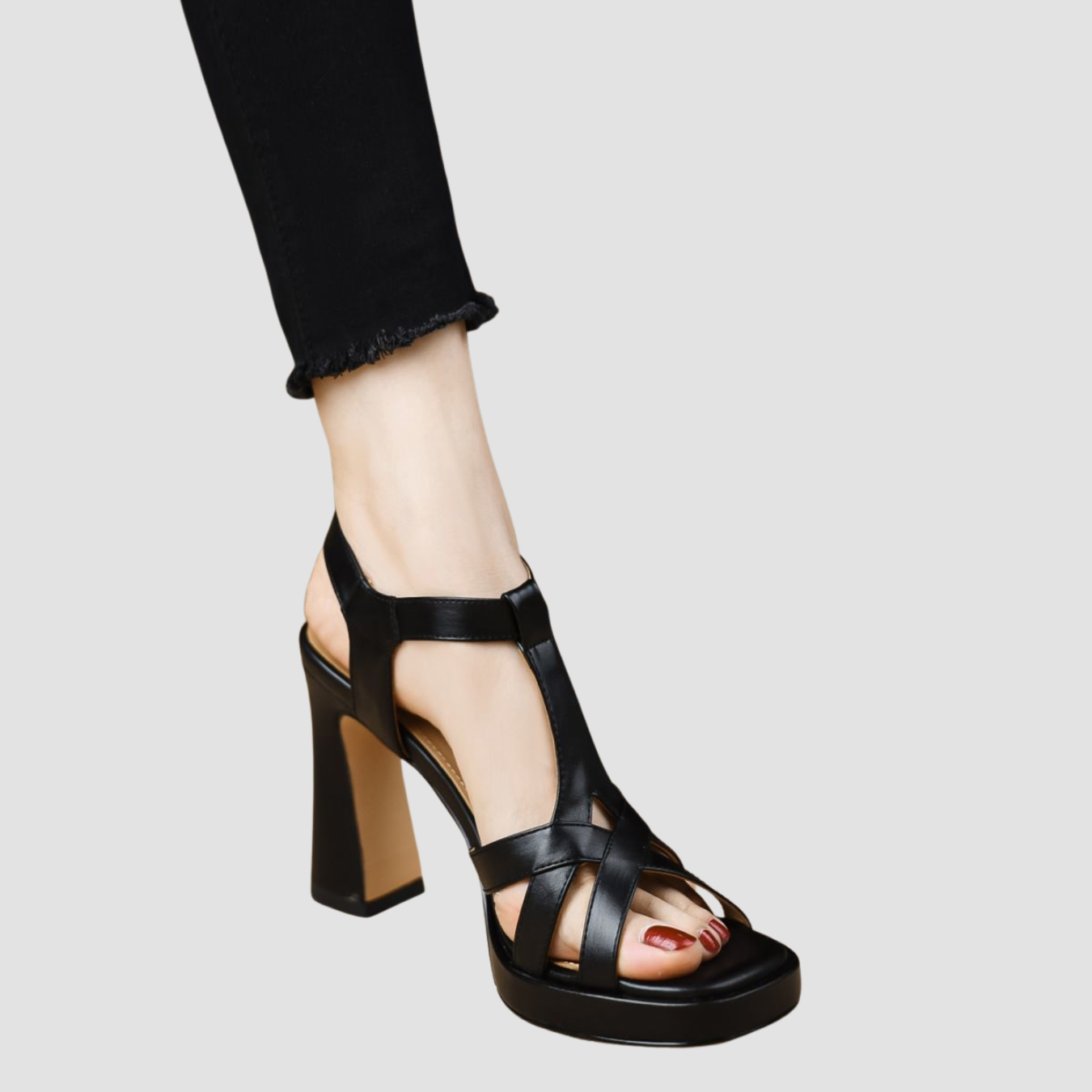 Vivi | Thick Heel High Heels