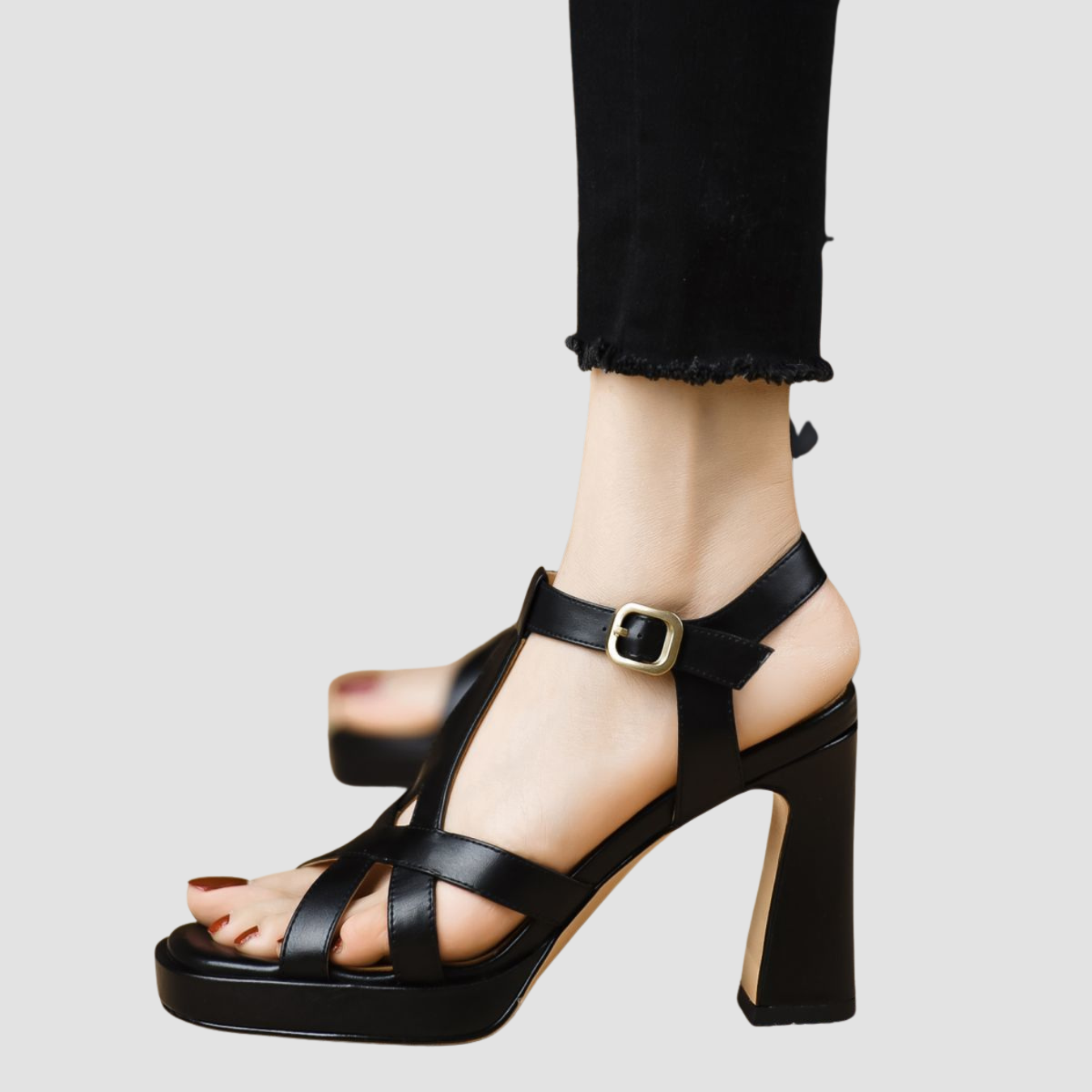 Vivi | Thick Heel High Heels