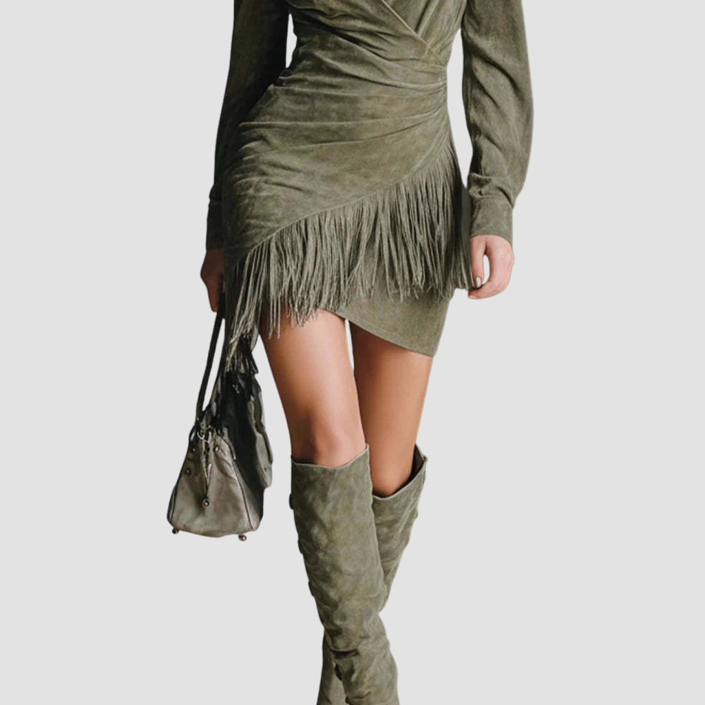 Amora | Western Long Sleeve Dress