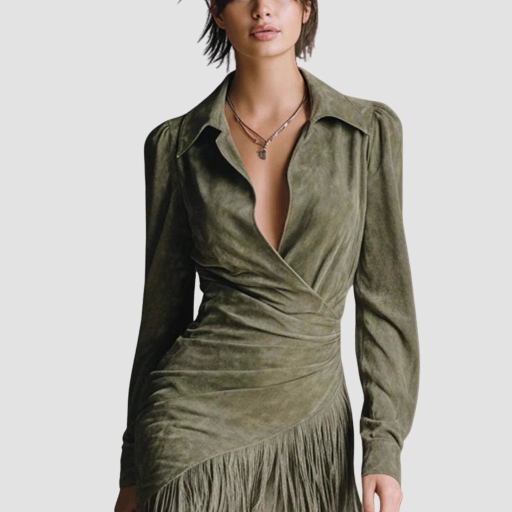 Amora | Western Long Sleeve Dress