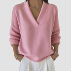 Cleo | V-neck Sweater Knitted