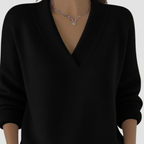 Cleo | V-neck Sweater Knitted