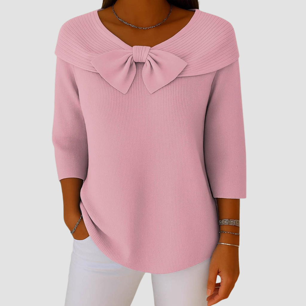 Knitted Bow Sweater