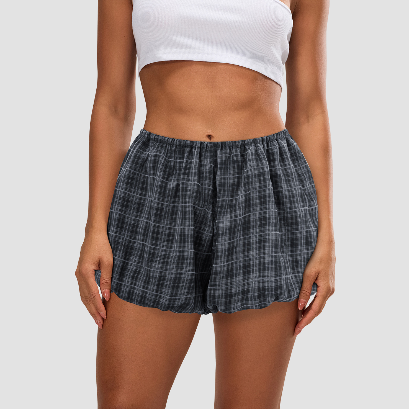 Neava | Casual Plaid Shorts