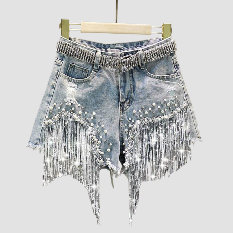 Martina | Pantalones cortos vaqueros rotos