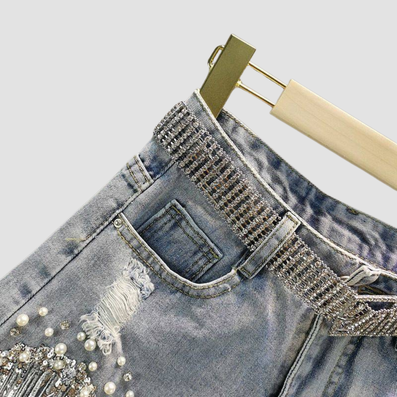 Martina | Ripped Jeans Shorts