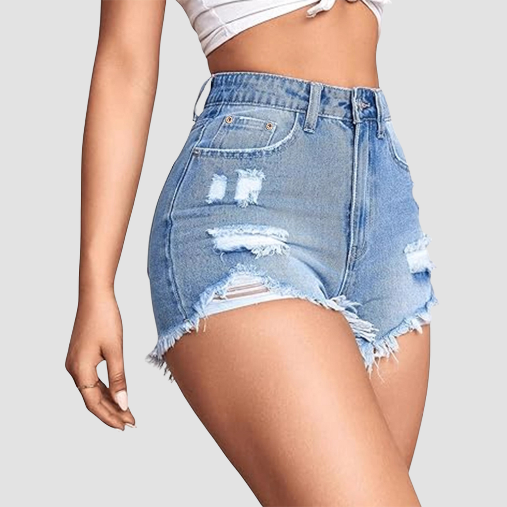Elen| Retro Denim Shorts