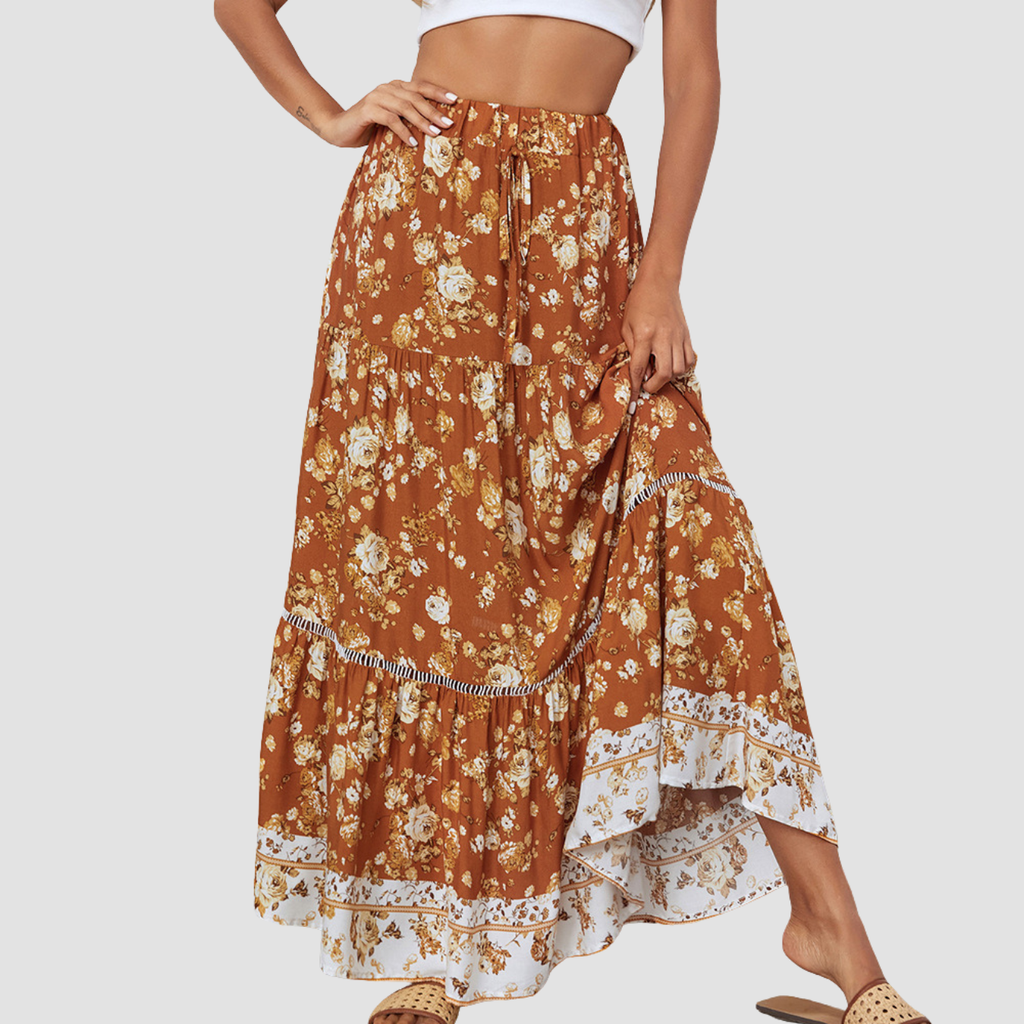 martina | Floral Bohemian Skirt