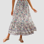 martina | Floral Bohemian Skirt