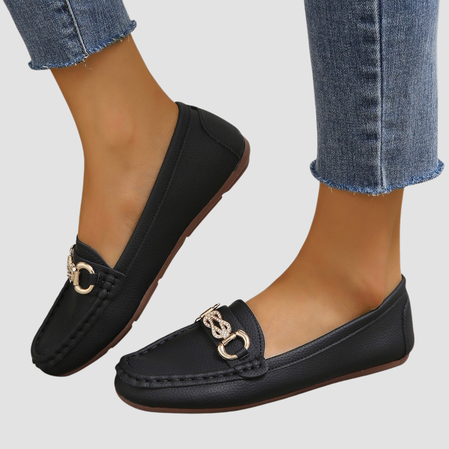Lara | Mocasines con cadena