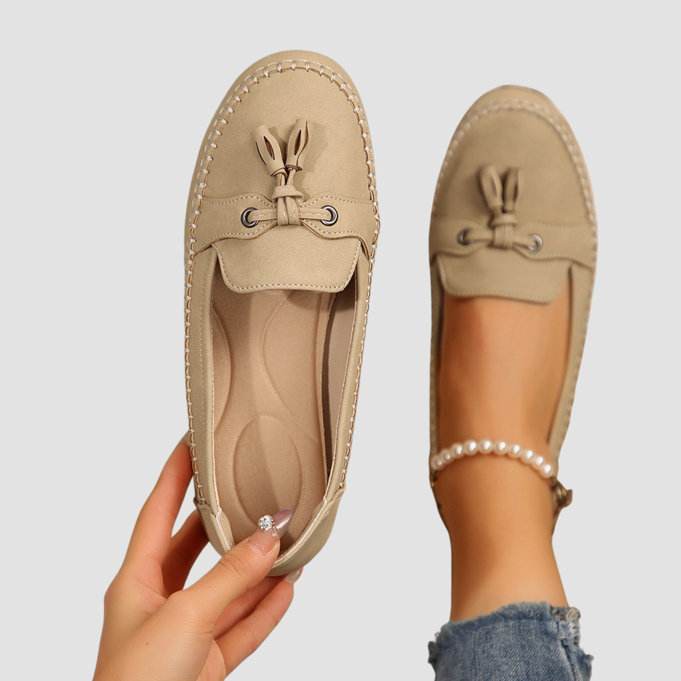 Sara | Round Head Loafers