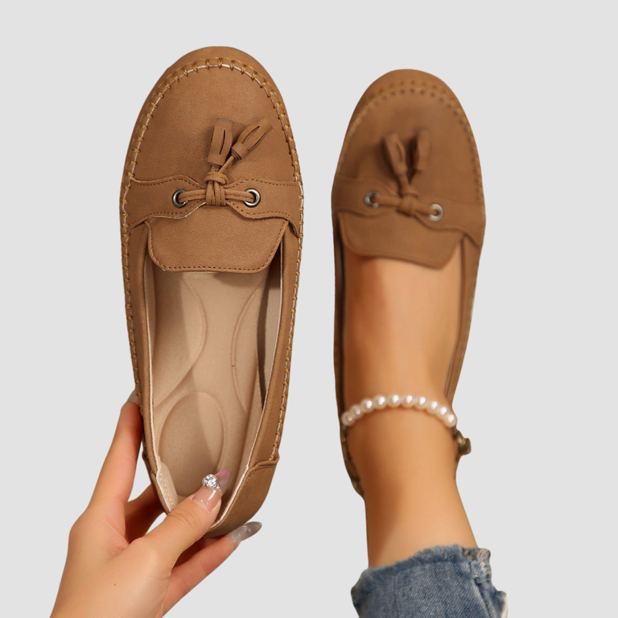 Sara | Mocasines de punta redonda