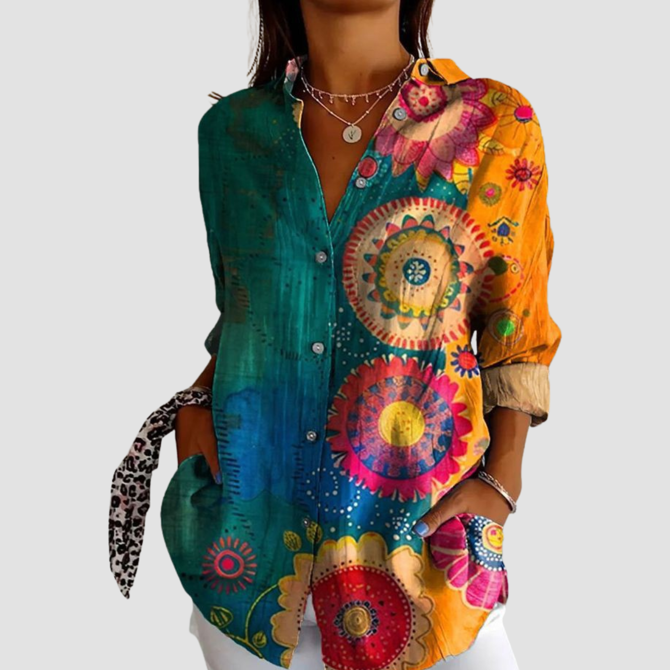 Tova | Collerful Blouse