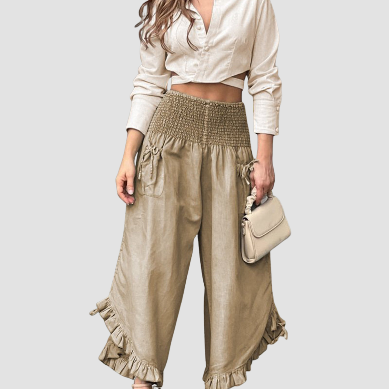 Noir | High Waist Pants