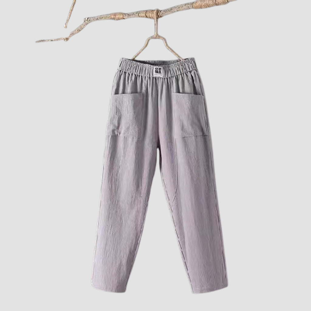 Noir | Straight Pants Cropped