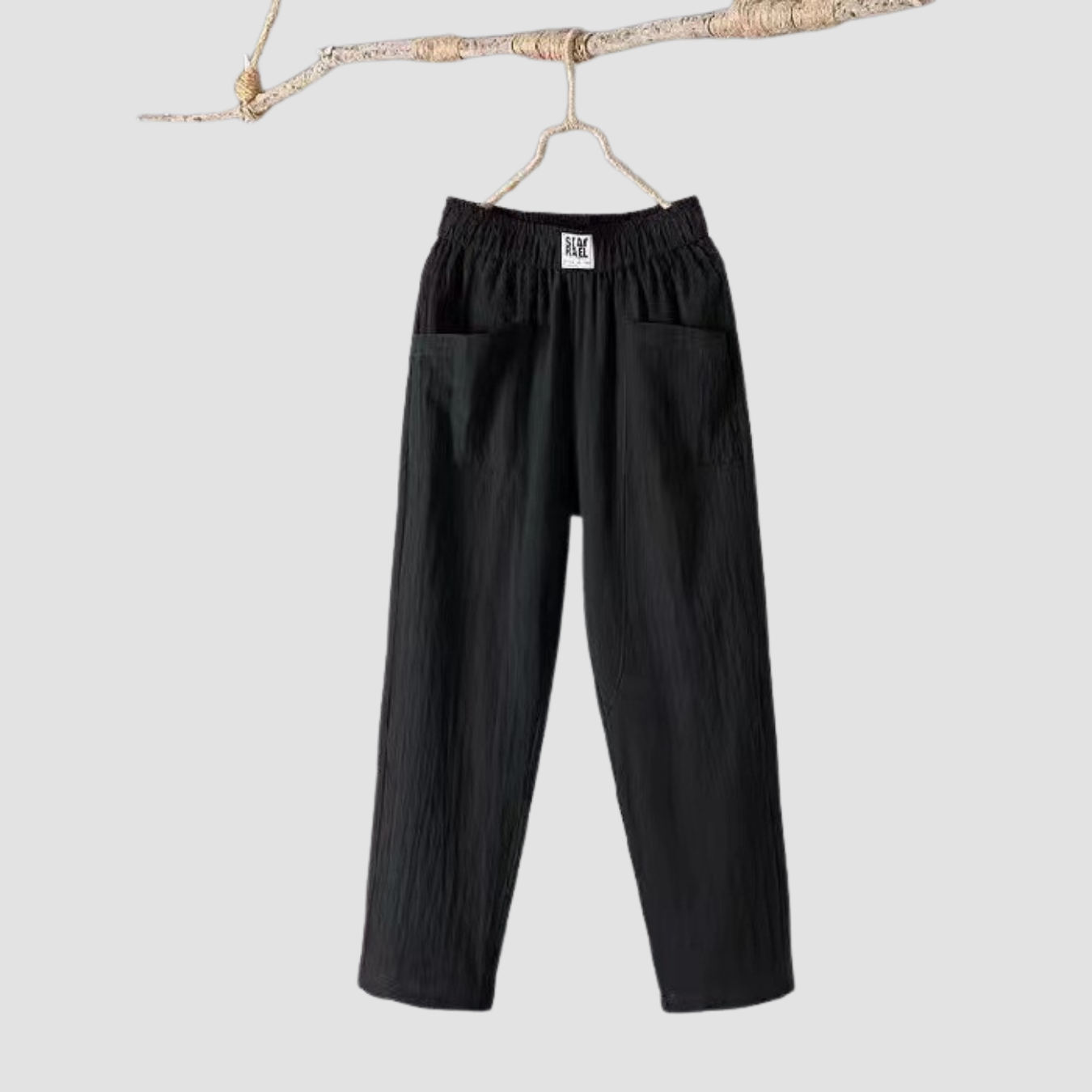 Noir | Straight Pants Cropped