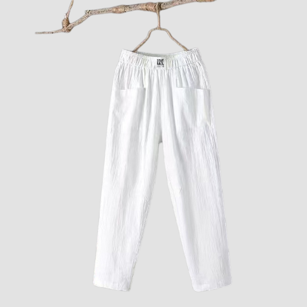 Noir | Straight Pants Cropped