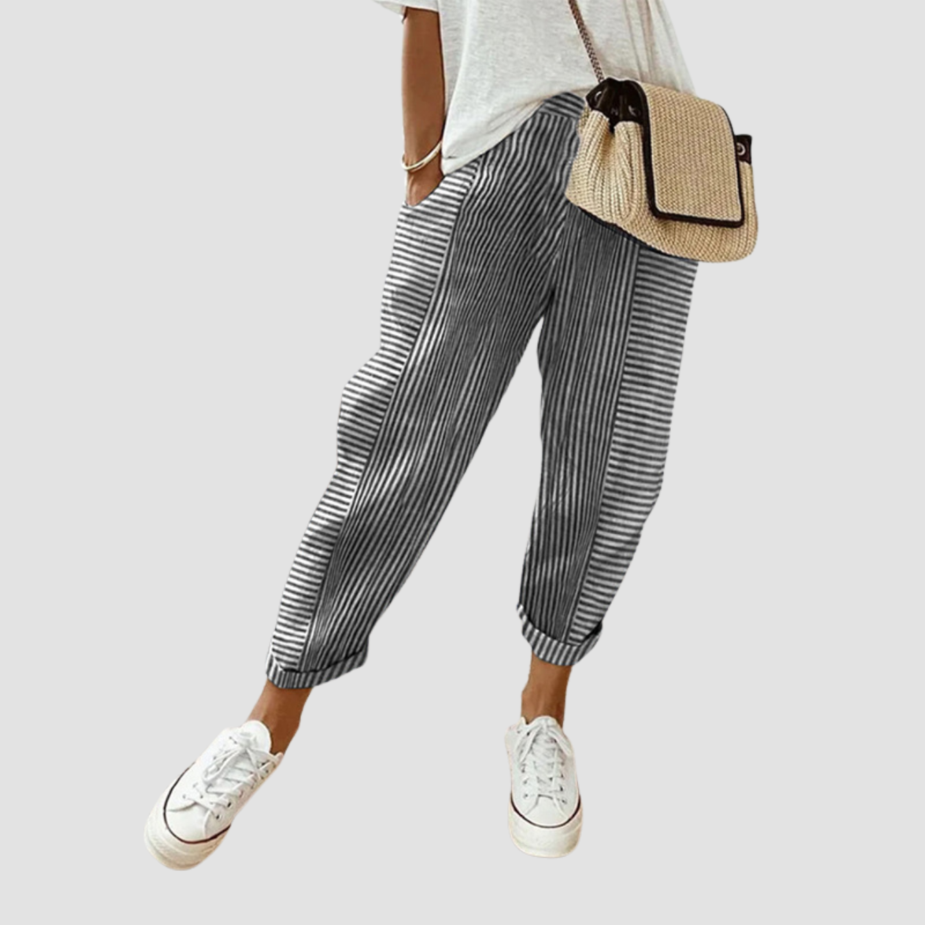 Noir | Casual Loose Pants