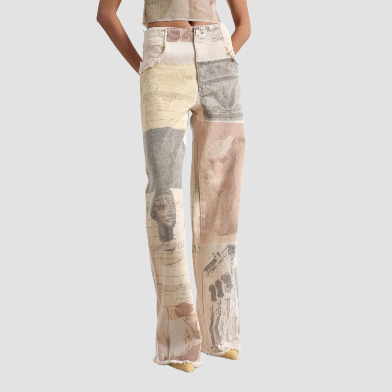 Noir | Retro Wide-leg Straight Pants