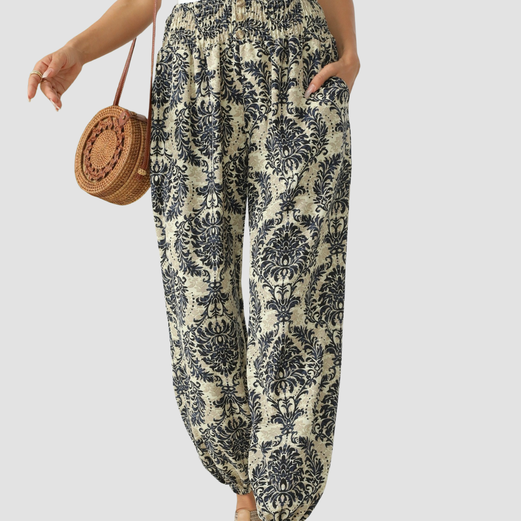 Noir | Loose Slimming Trousers