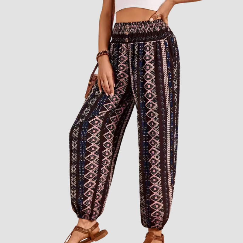 Noir | Pantalones holgados adelgazantes