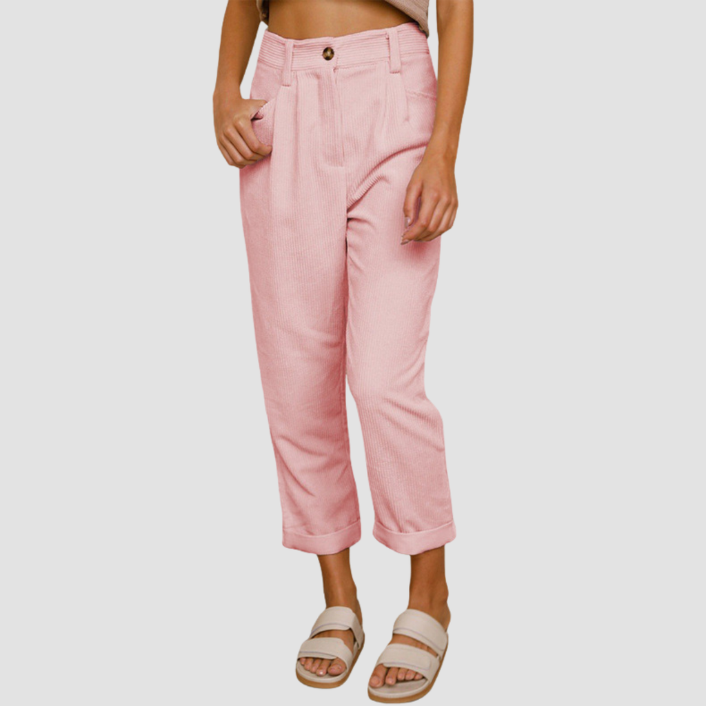 Noir | Corduroy Straight Pants