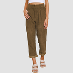 Noir | Corduroy Straight Pants