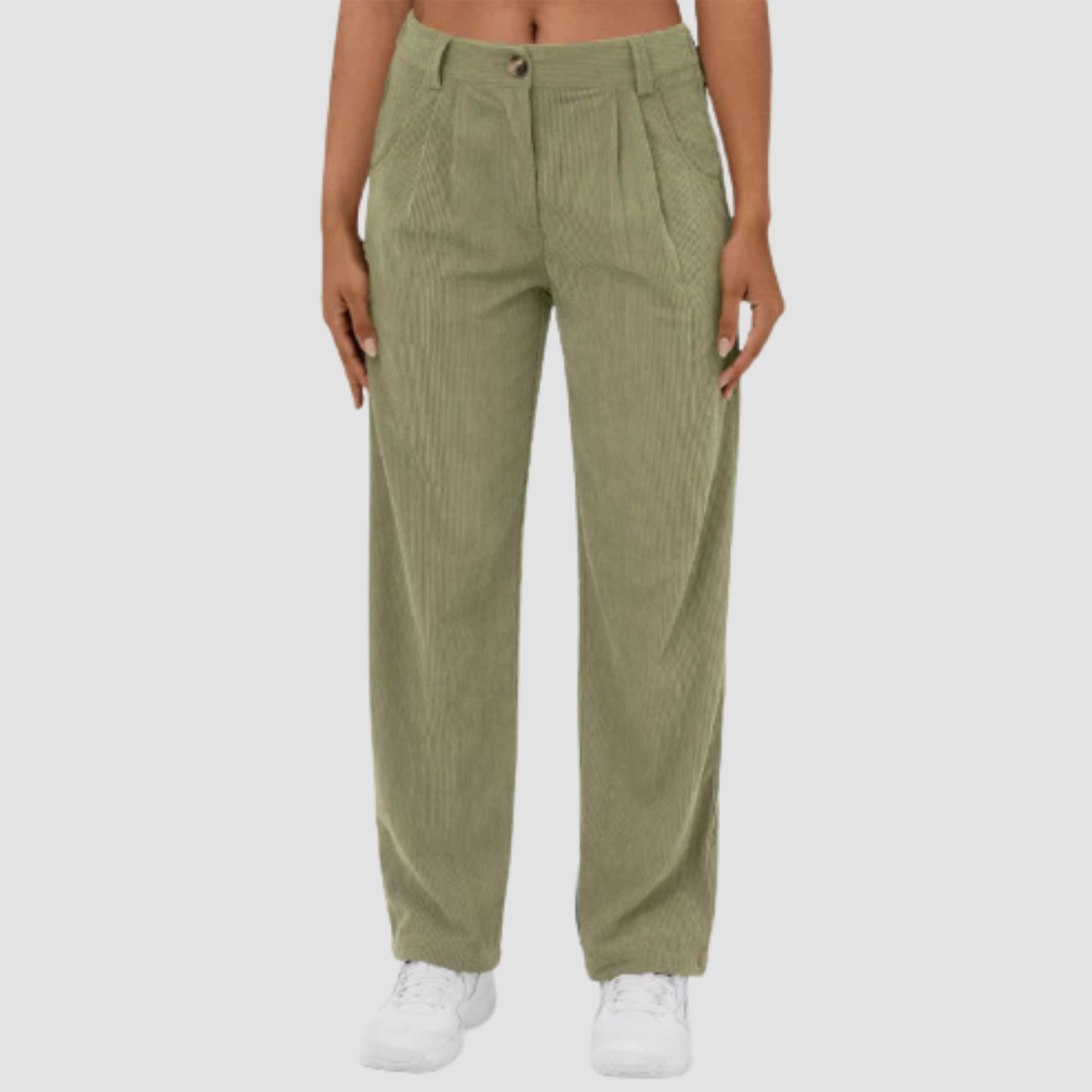 Noir | Corduroy Straight Pants