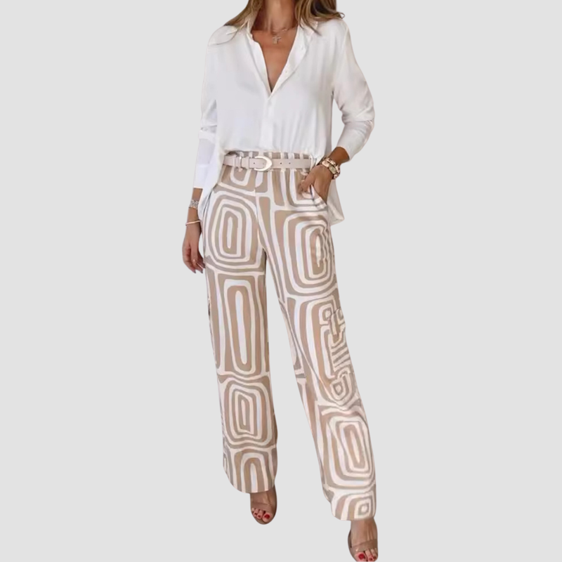 Mira | Traje de pantalón ancho