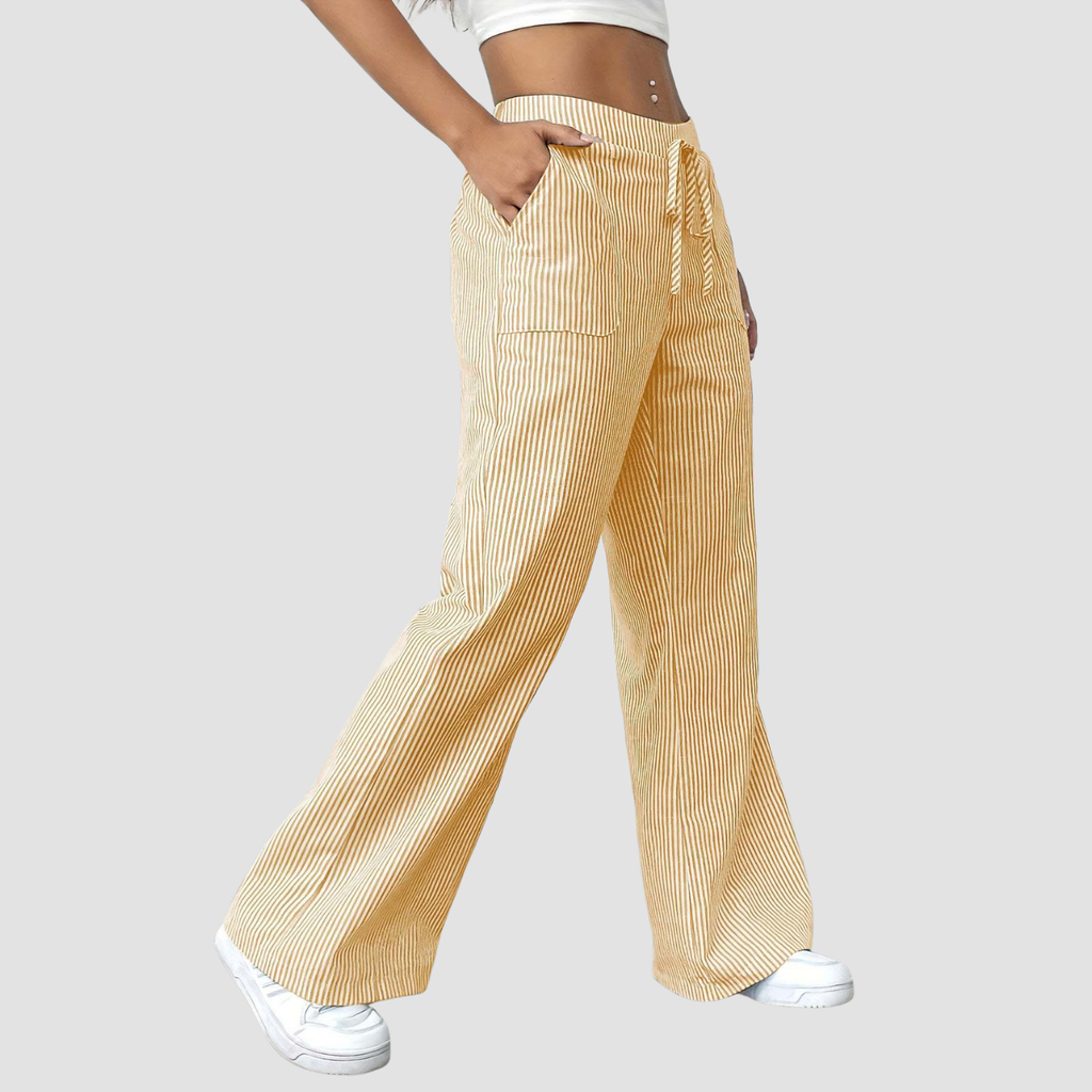 Noir | Striped Trousers