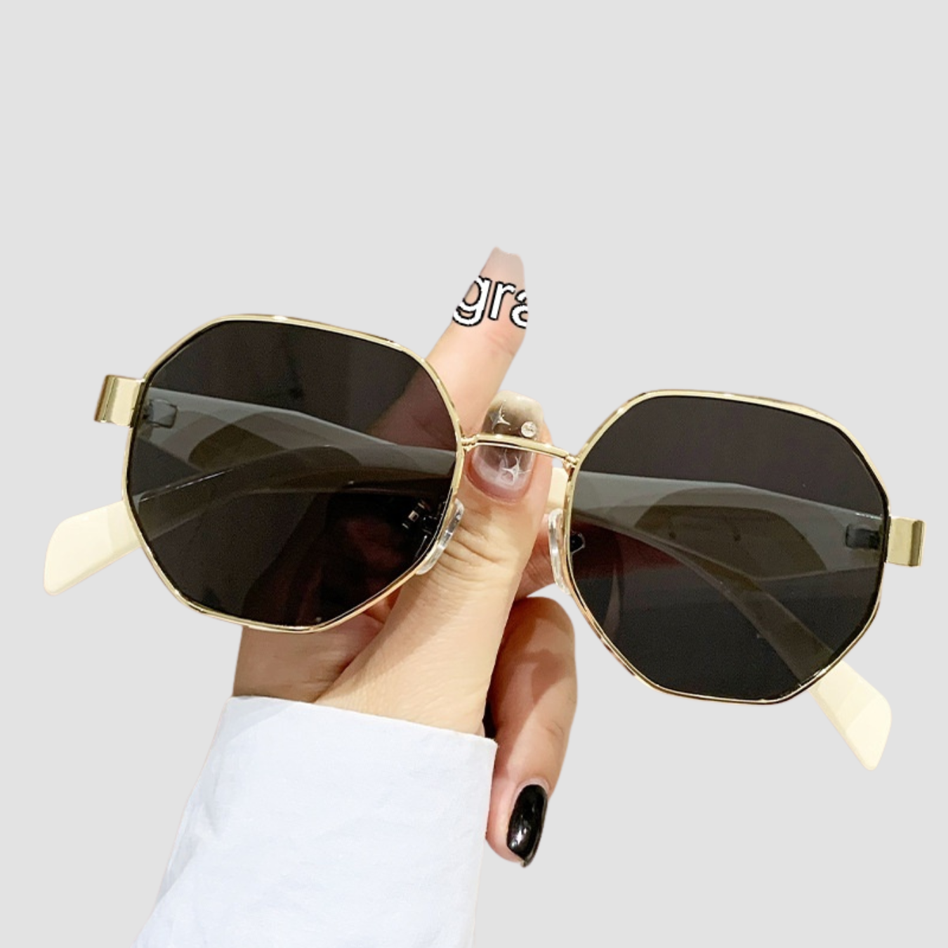 Halo | Square Polygon Metal Sunglasses