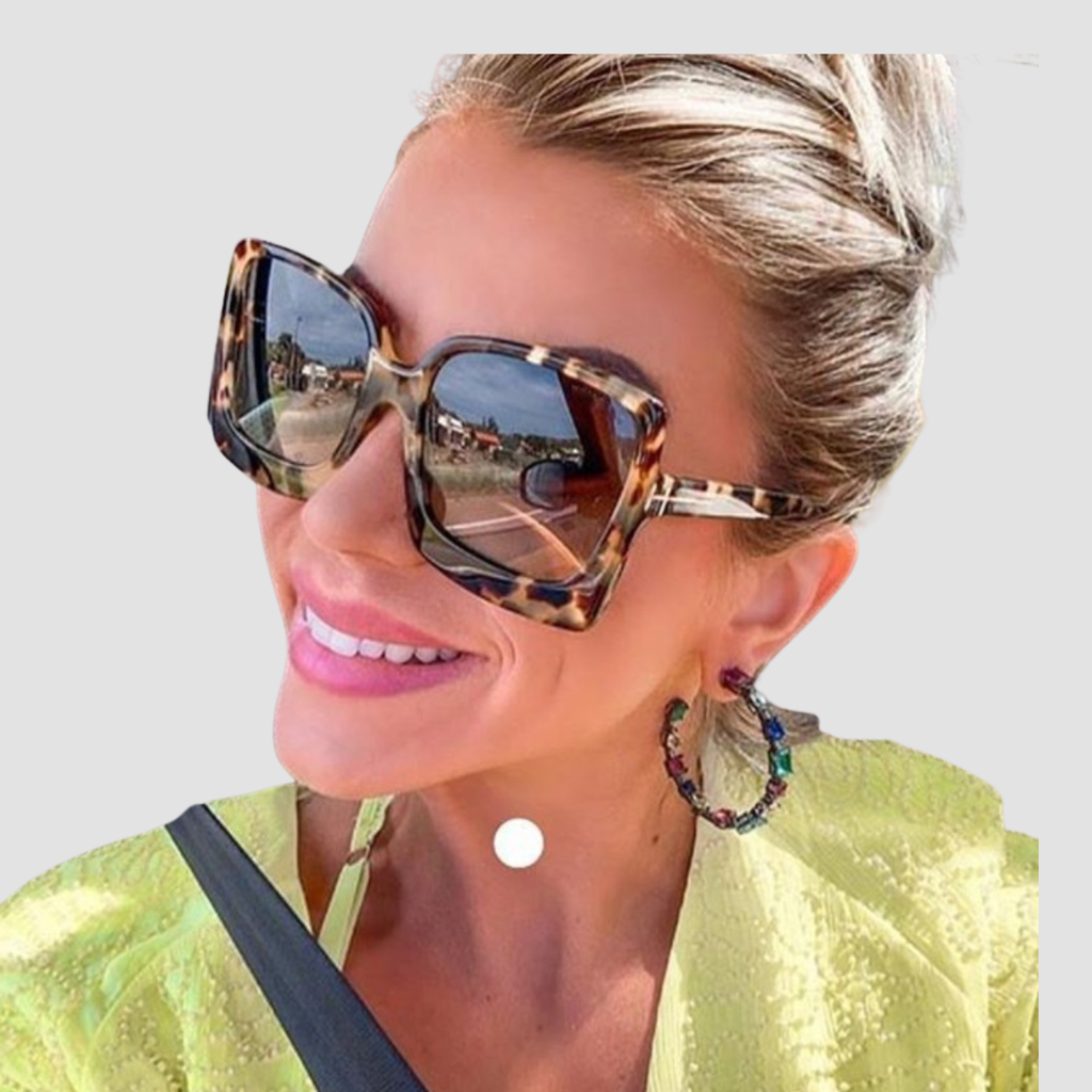 Halo | Leopard sunglasses
