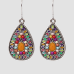 Lea | Alloy drop earrings