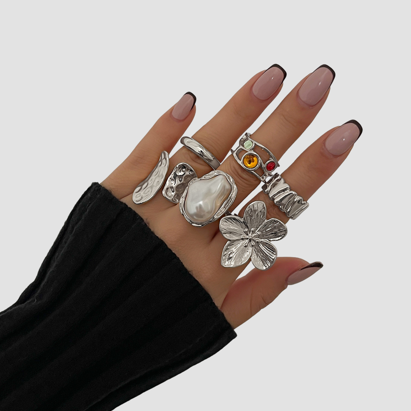 Mara | Baroque Pearl Ring