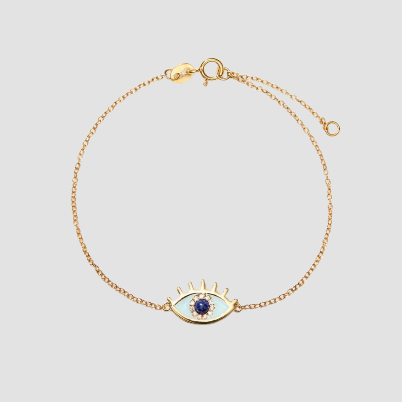 Mara | Dripping Glaze Eye Bracelet 925 silver