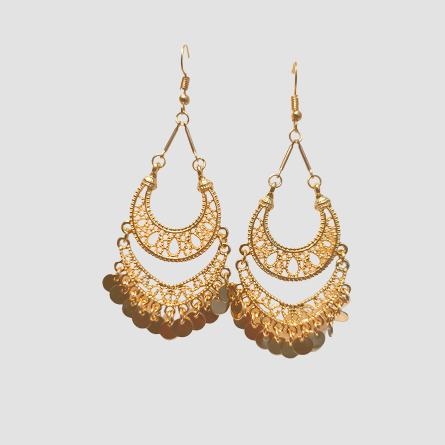 Vivi | Pendientes retro con borlas redondas