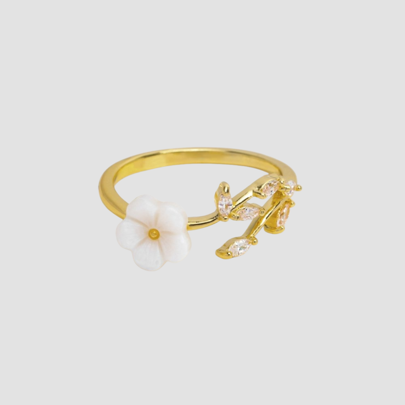 Mara | Shell-flower Ring