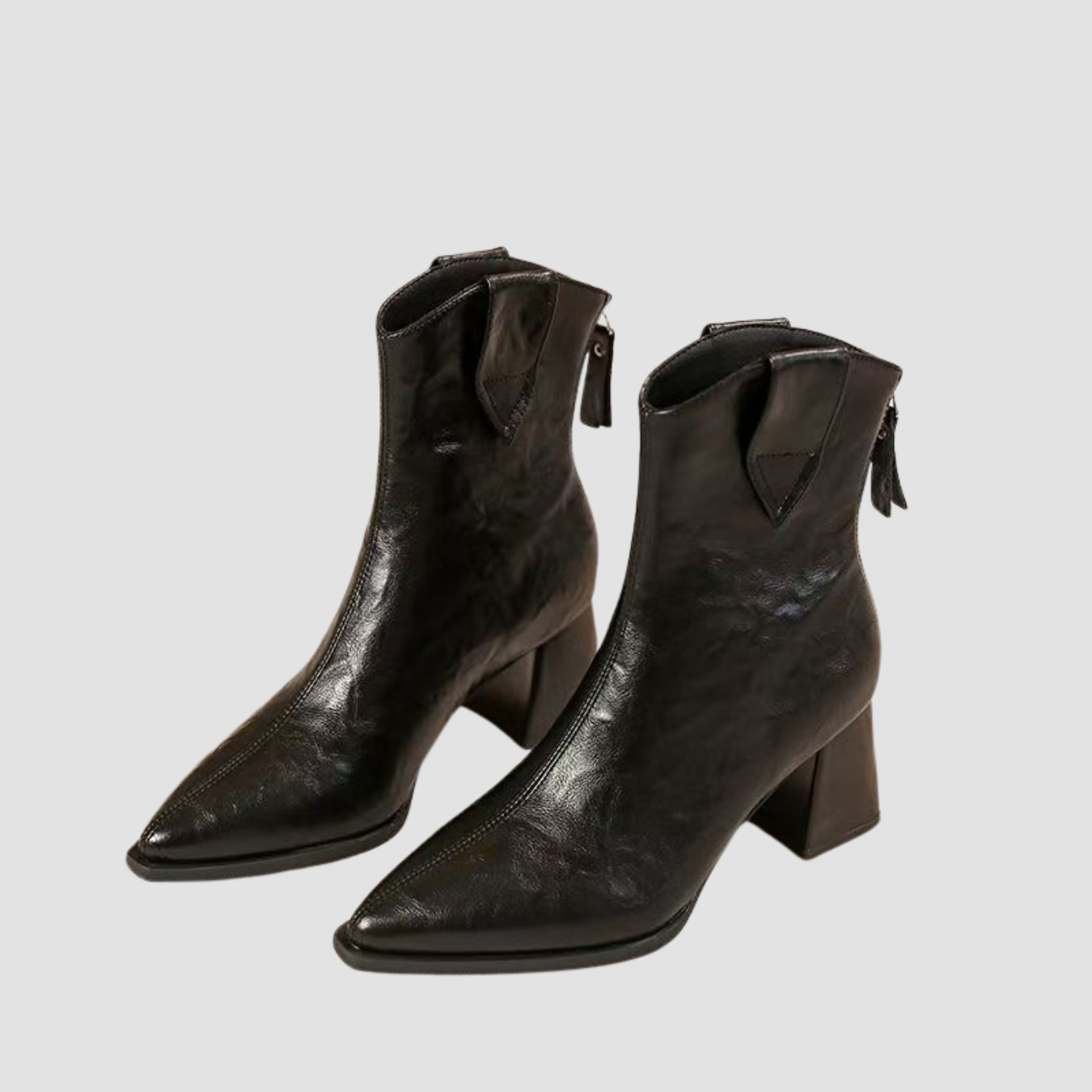 Kaia | Retro Pointed-toe Boots