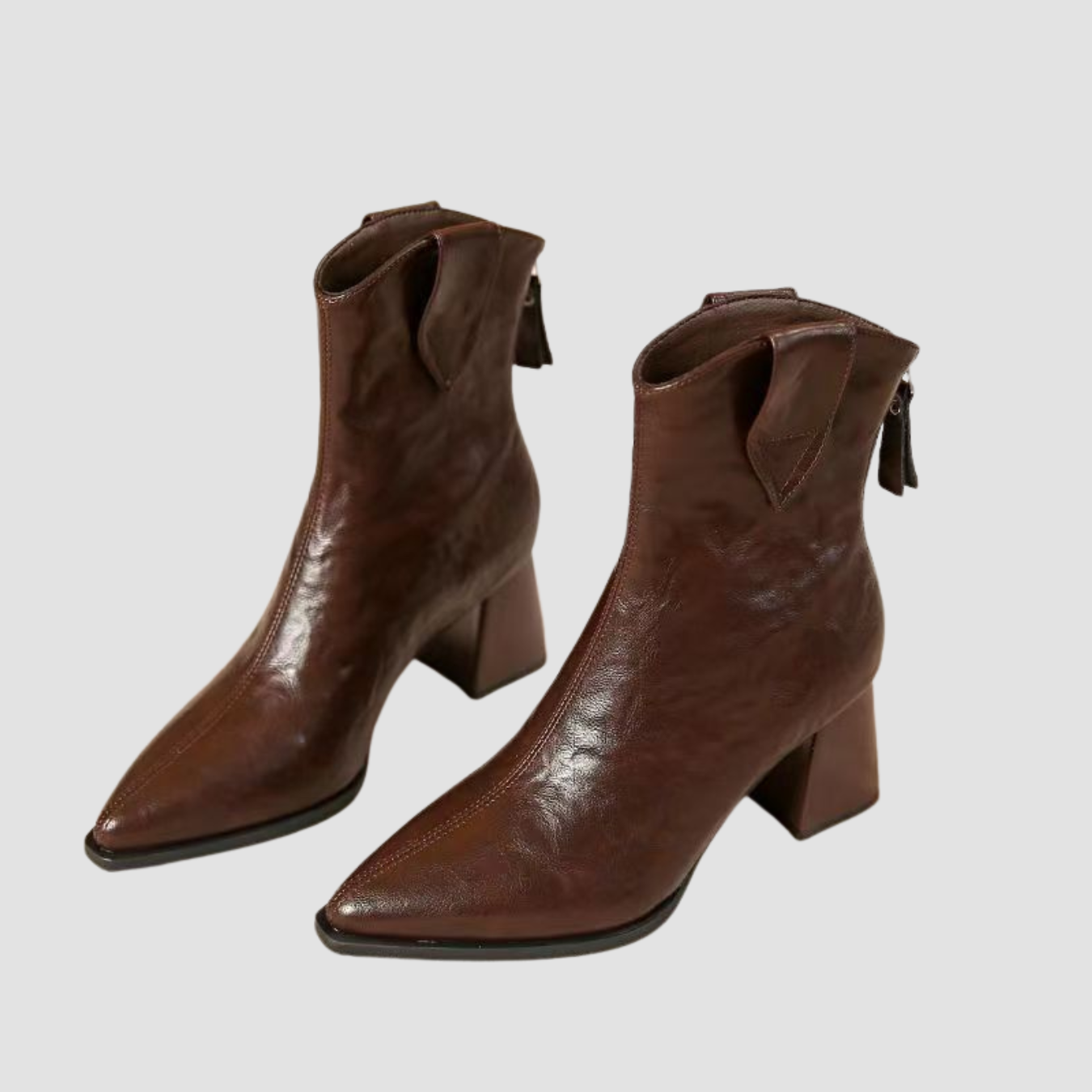 Kaia | Retro Pointed-toe Boots