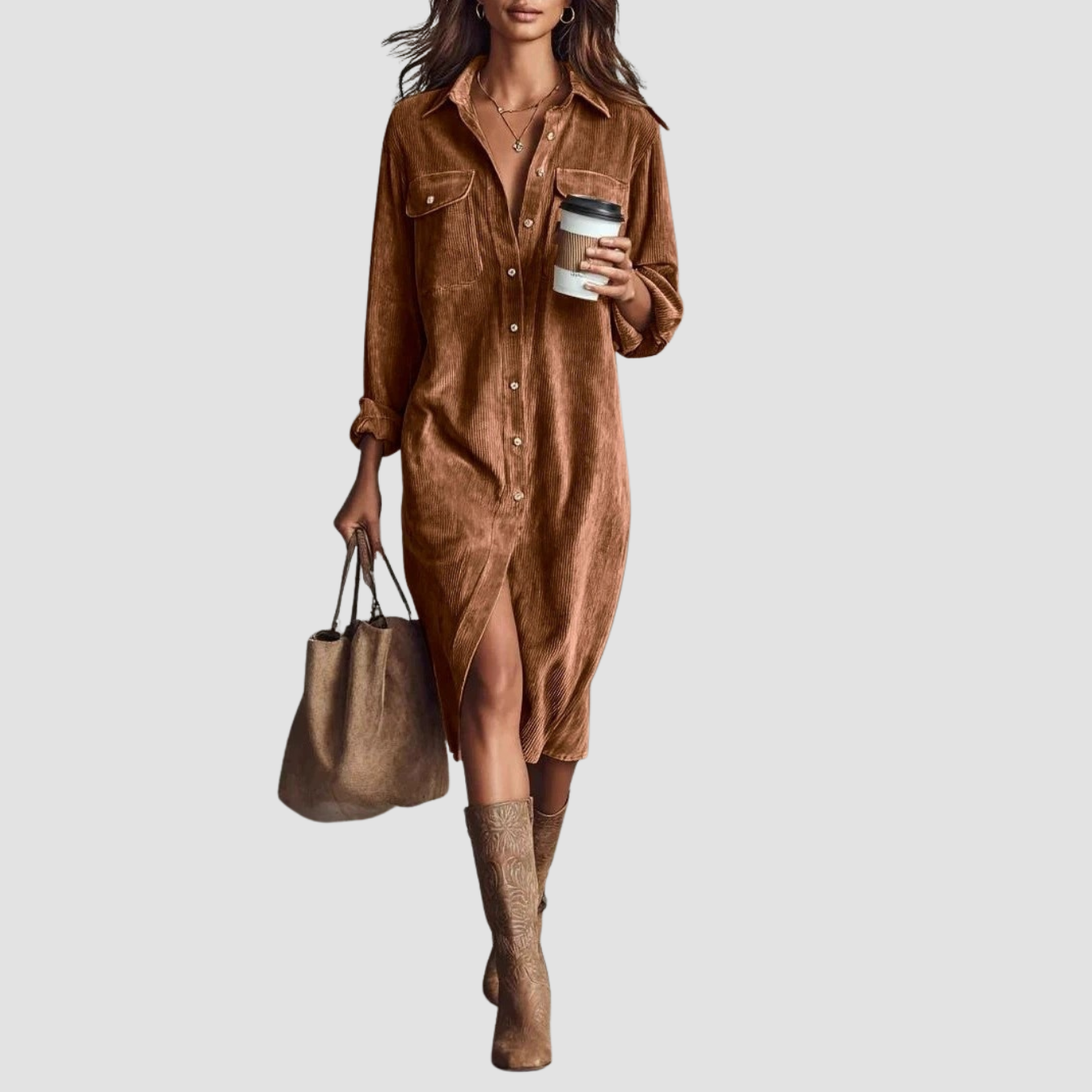 Novea | Buttons Casual Dress