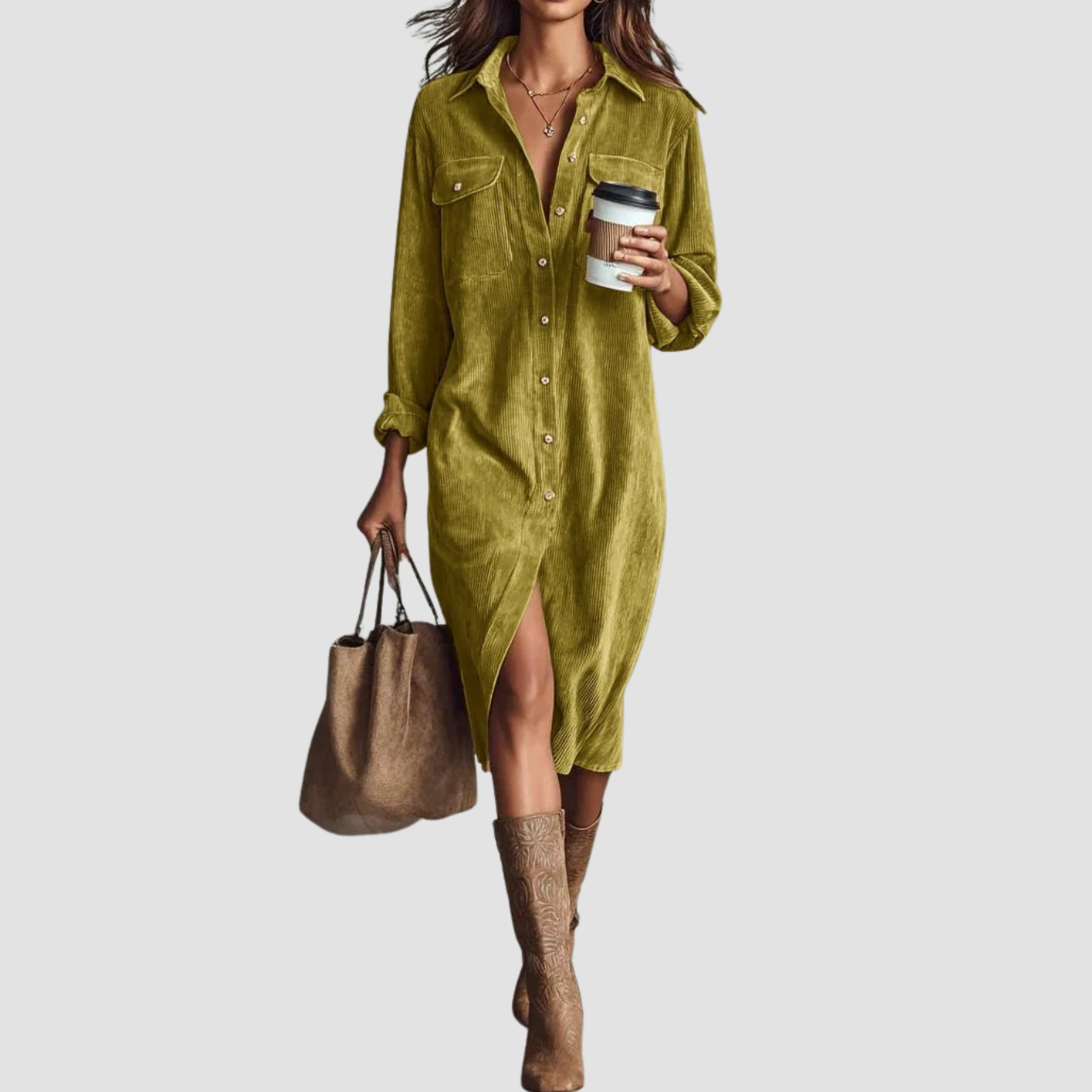 Novea | Buttons Casual Dress